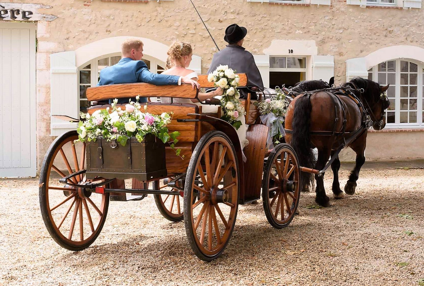 mariage avec chevaux